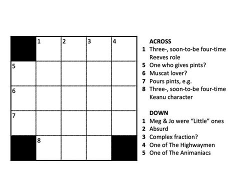 Mini Crossword